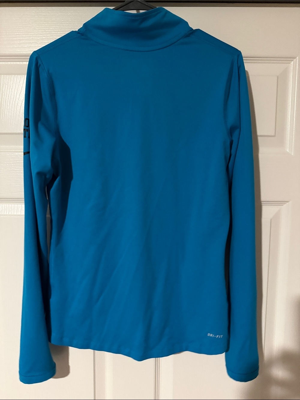 Carolina Panthers Women's Teal 1/4 Zip Pullover - Picture 8 of 8